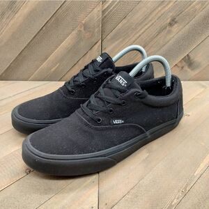 Vans Authentic Skateboard Sneakers Youth Kids Size 7 Triple Black Big Kids Shoes